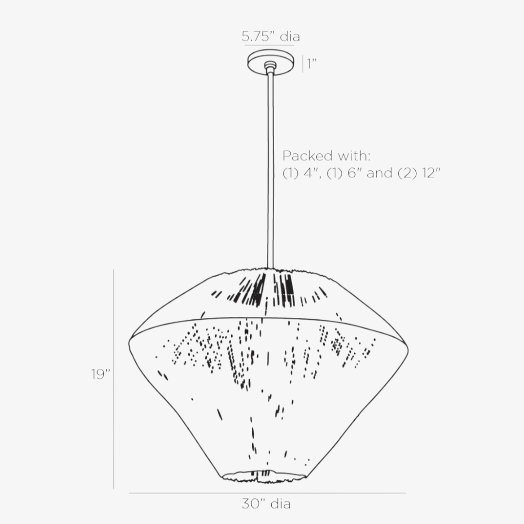 Lámpara de Techo Lucas - Kokoa Home