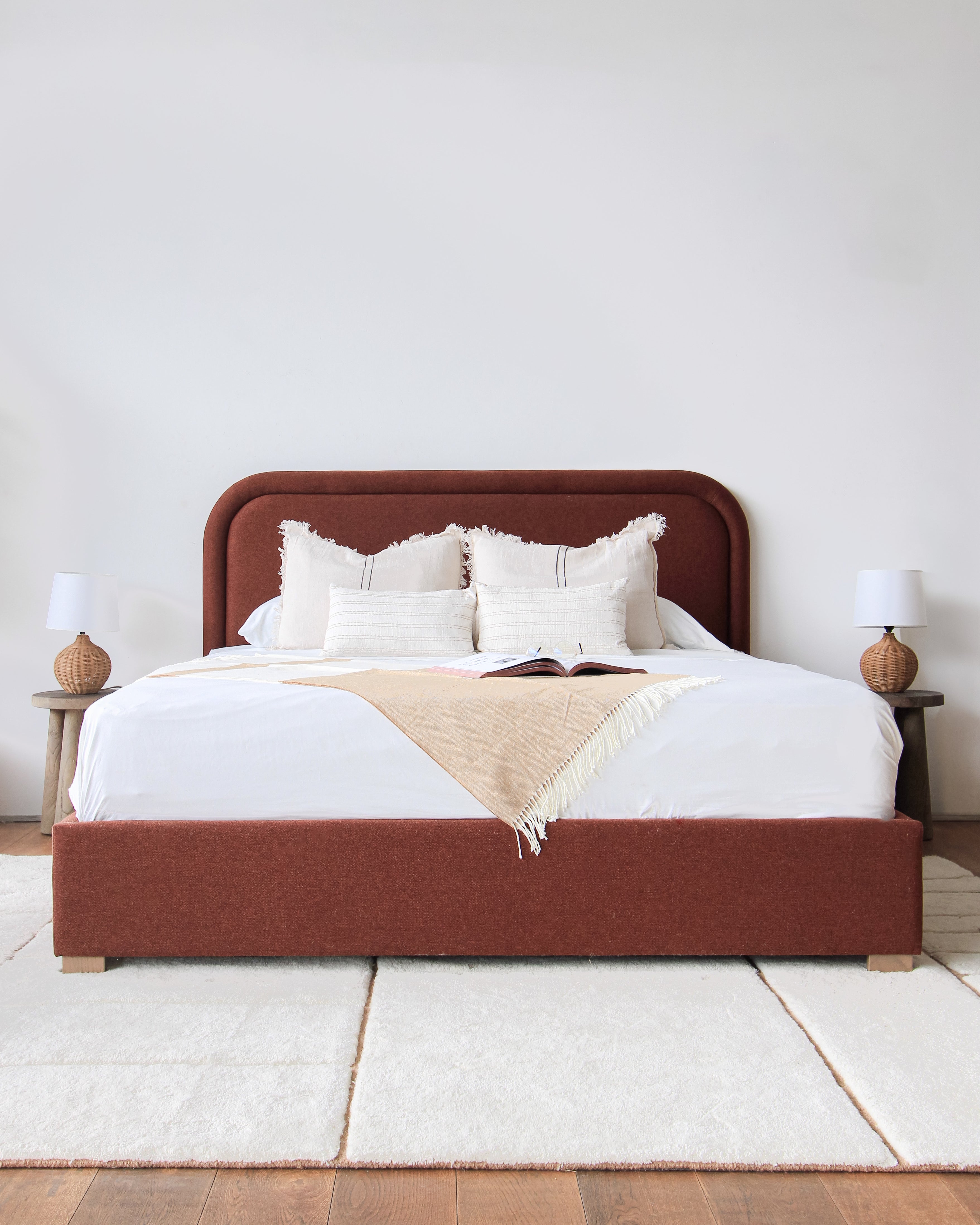 Throw Sydney Stripe, Caramelo | Kokoa Home