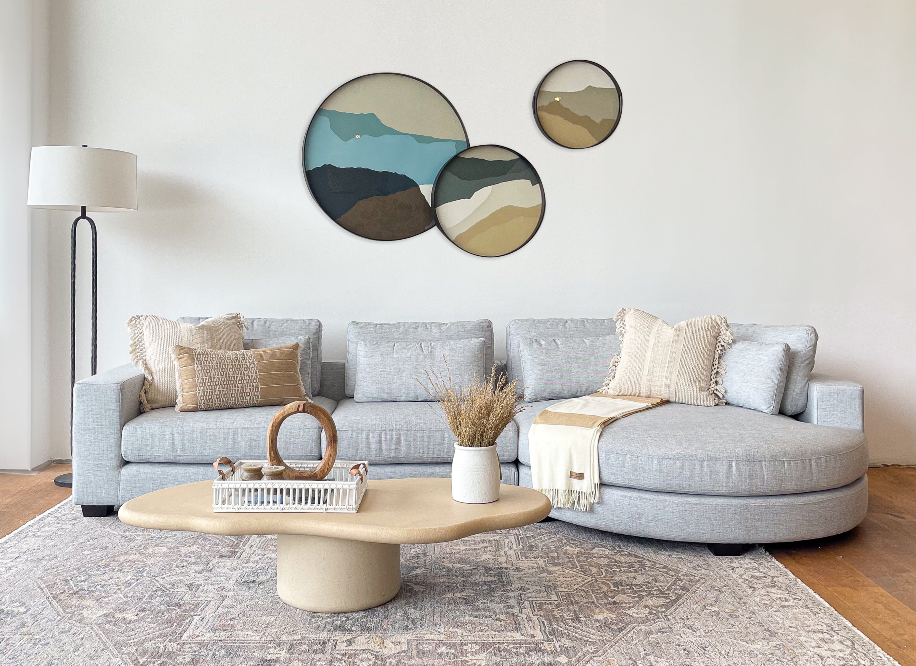 Throw Aspen Herringbone, Plata | Kokoa Home