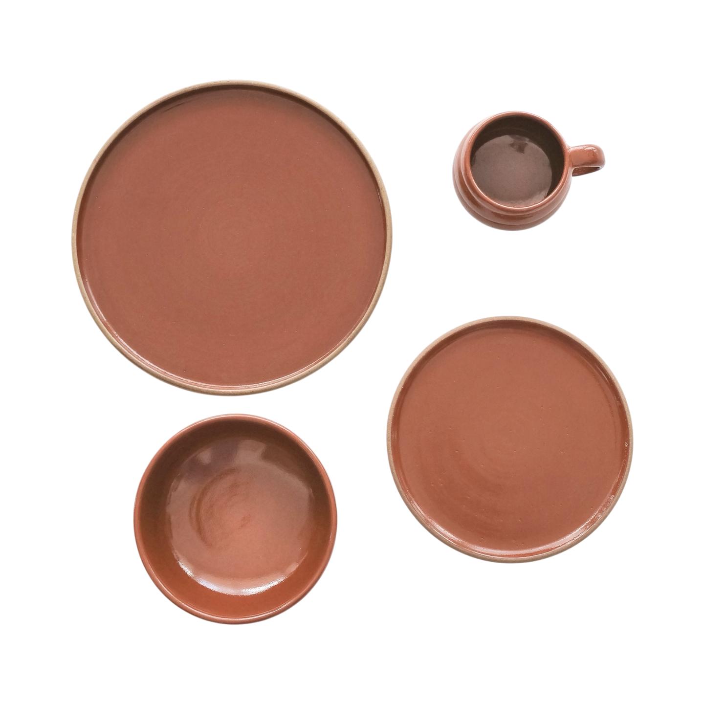 Vajilla Terra, 4 Piezas
