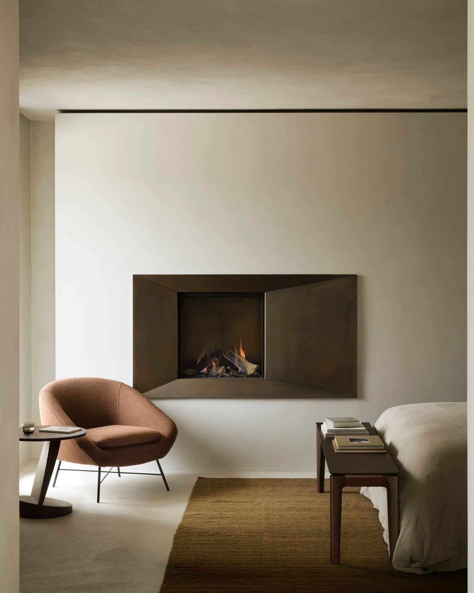 Mesa de Comedor Namur Teca Marrón | Kokoa Home
