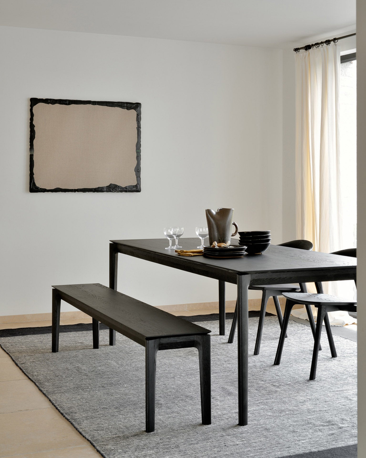 Banco Namur Roble Negro | Kokoa Home