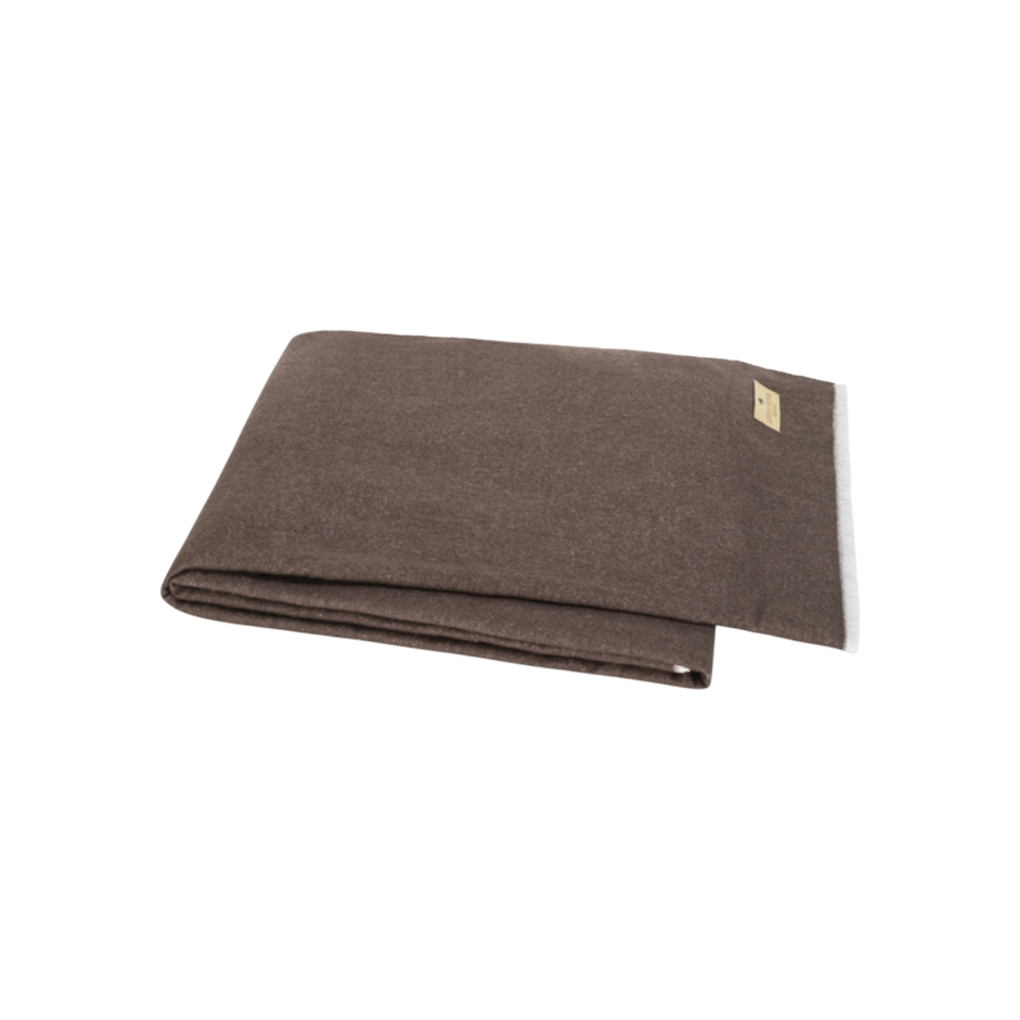 Throw Aspen Herringbone, Chocolate - Kokoa Home