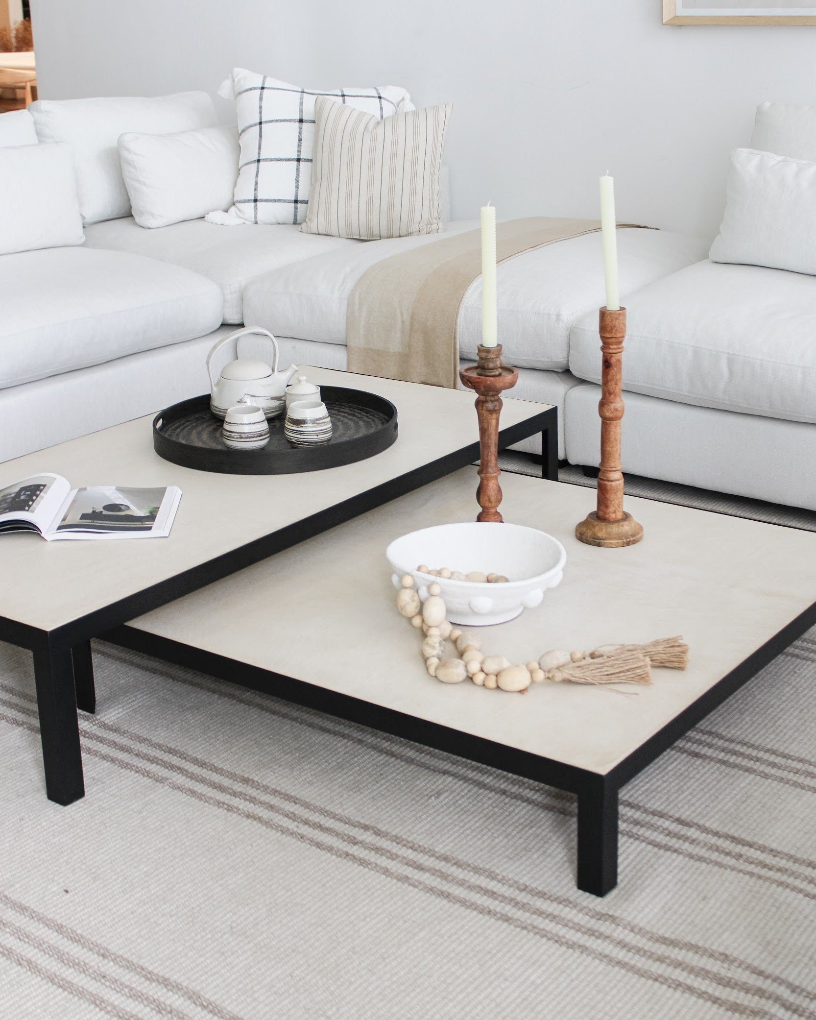 Alfombra de Lana, Marfil | Kokoa Home