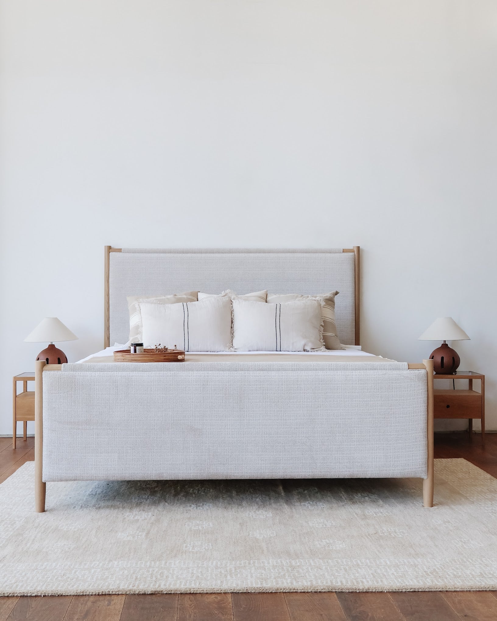 Throw Aspen Herringbone, Almendra | Kokoa Home