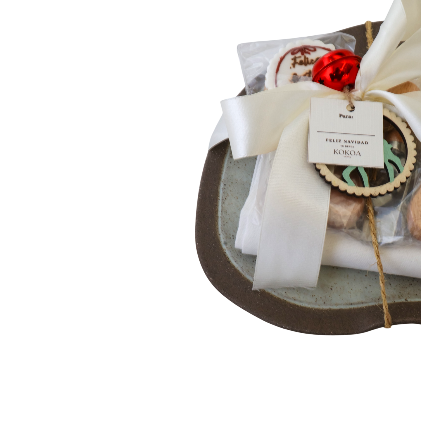 Set Navideño “Delicias & Brindis” – Tabla, Cuchillos y Dulces