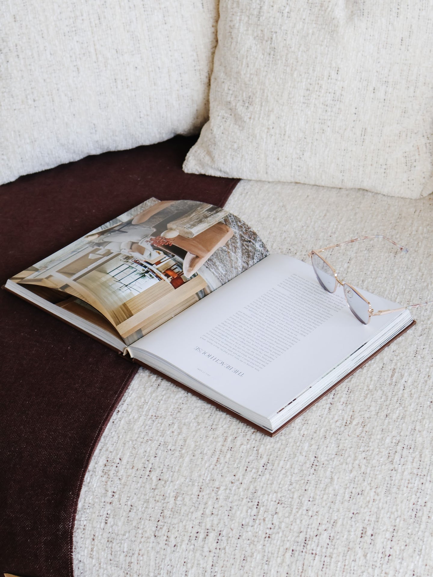 Throw Aspen Herringbone, Chocolate