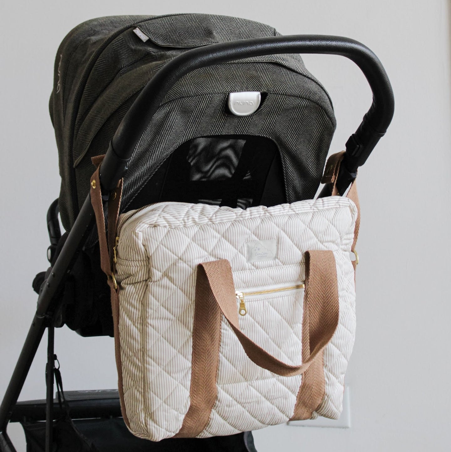 Pañalera, Rayas Camel - Kokoa Home