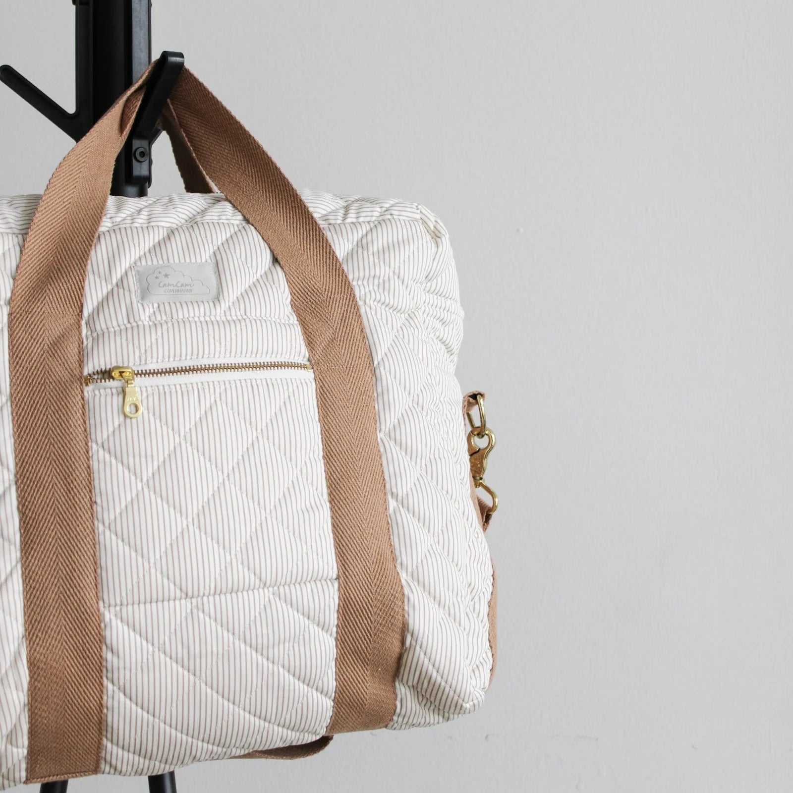 Estuche para Toallitas Húmedas, Rayas Camel | Kokoa Home