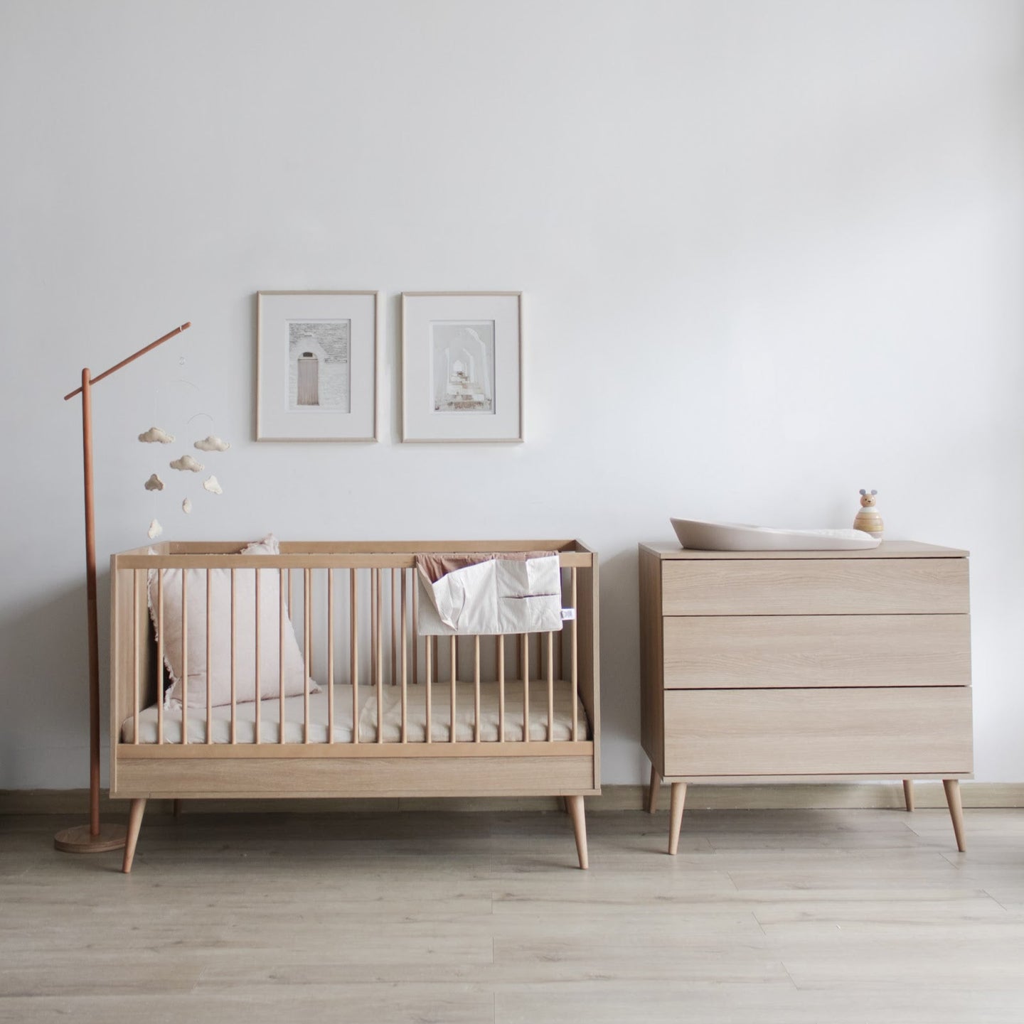 Cuna Flow, Natural 3 en 1 - Kokoa Home