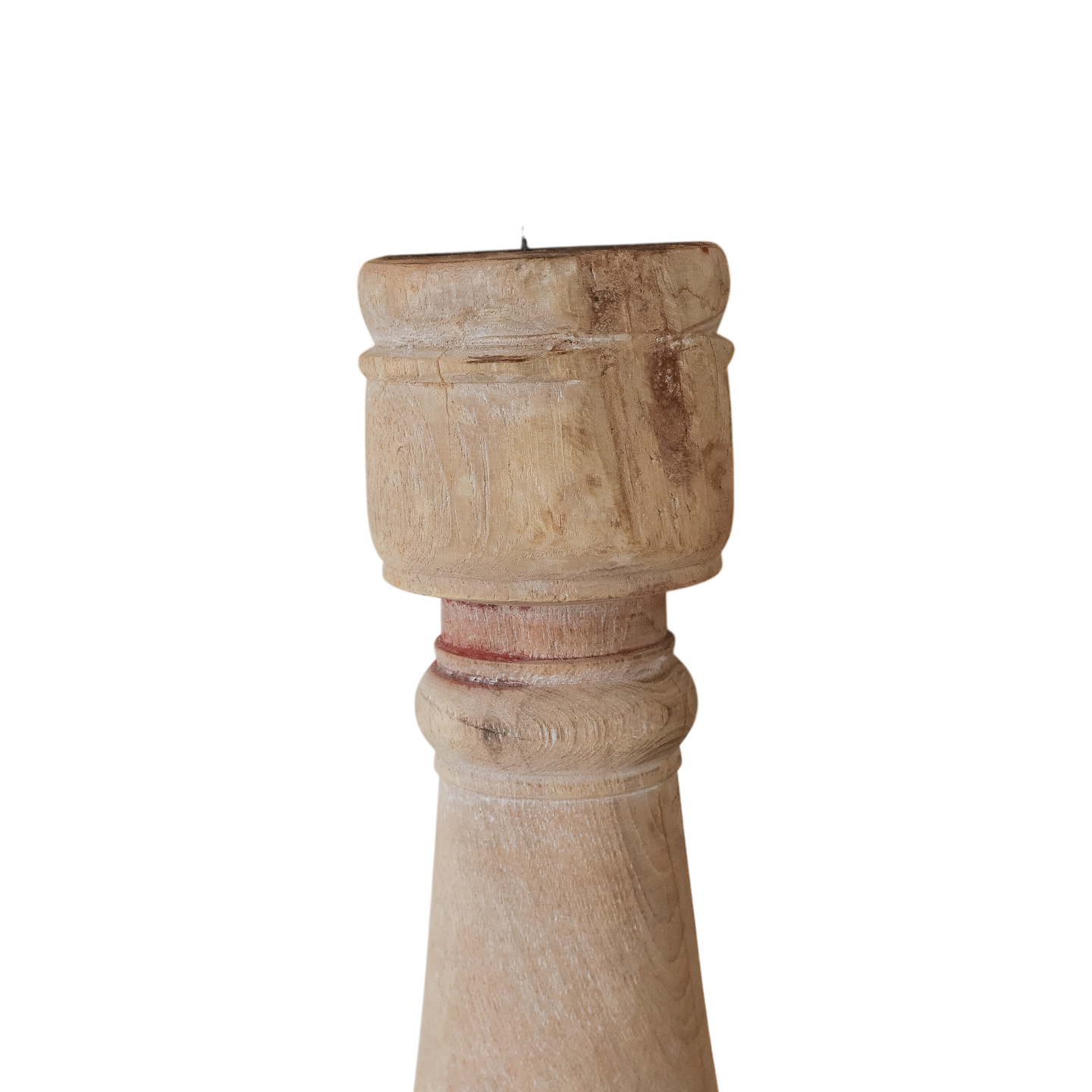 Portavela de Madera Tallada - Kokoa Home