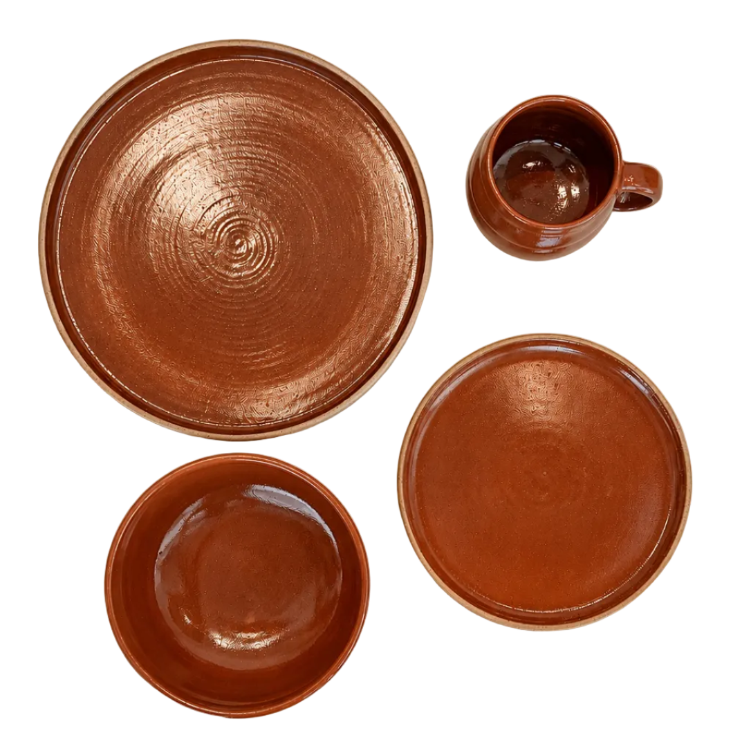 Vajilla Terra, 4 Piezas