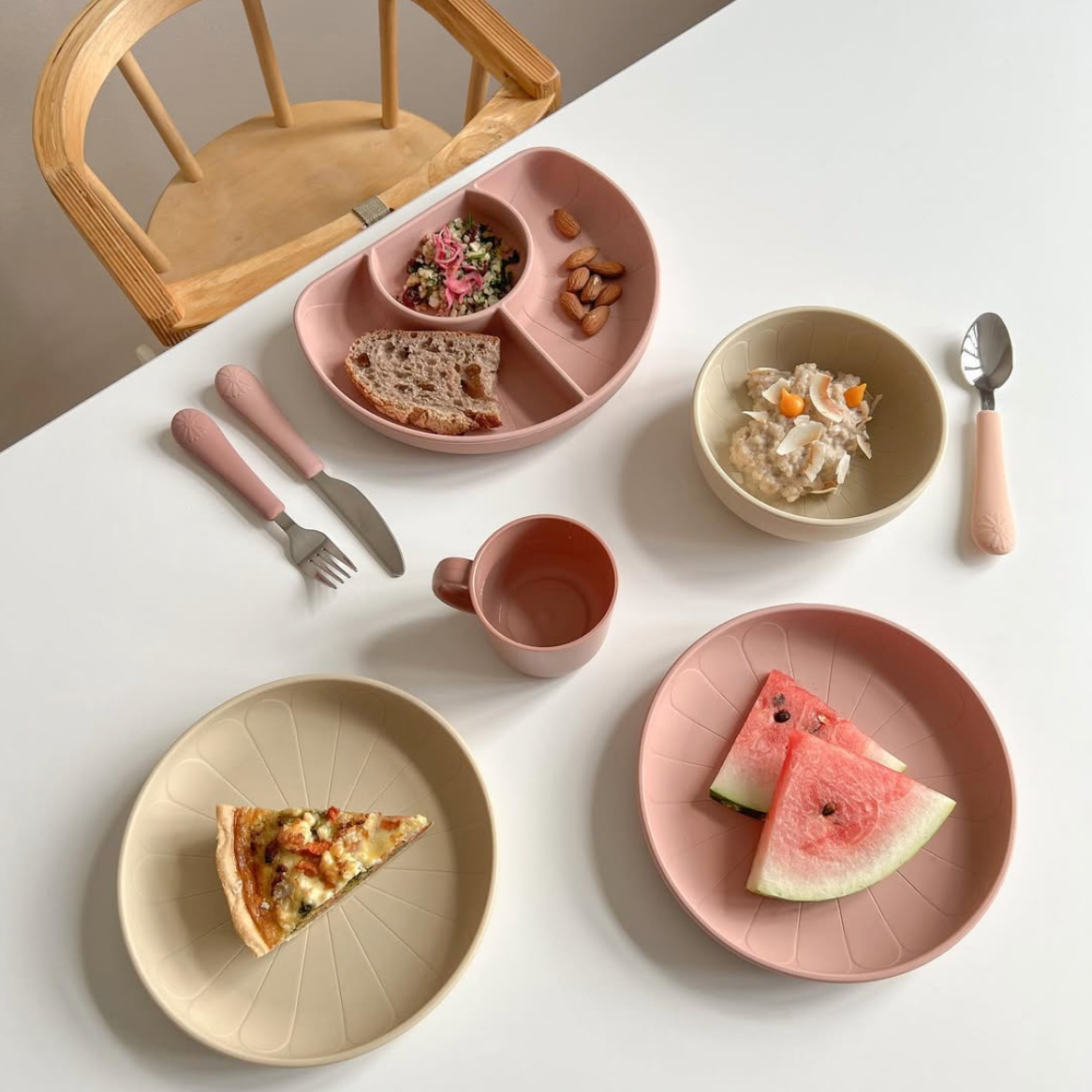 Plato con División, Rosa - Kokoa Home