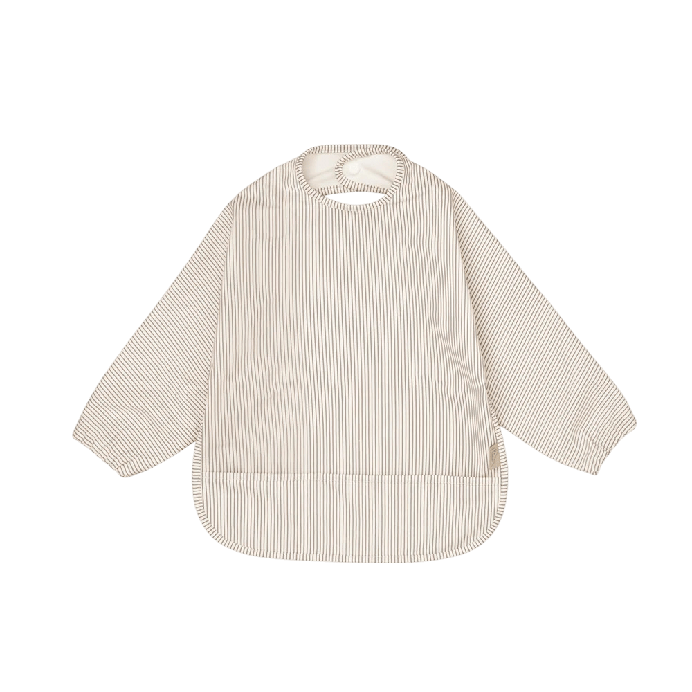 Babero con Mangas Rayas Camel - Kokoa Home