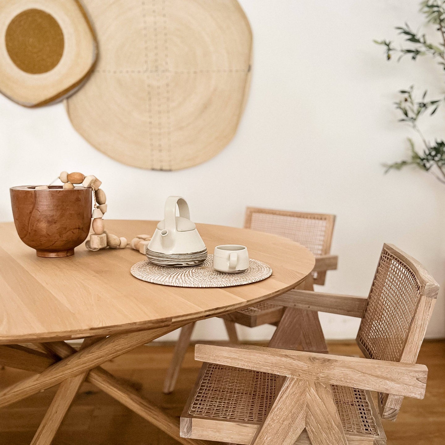 Bandeja de Pared Tejida, Grande - Kokoa Home