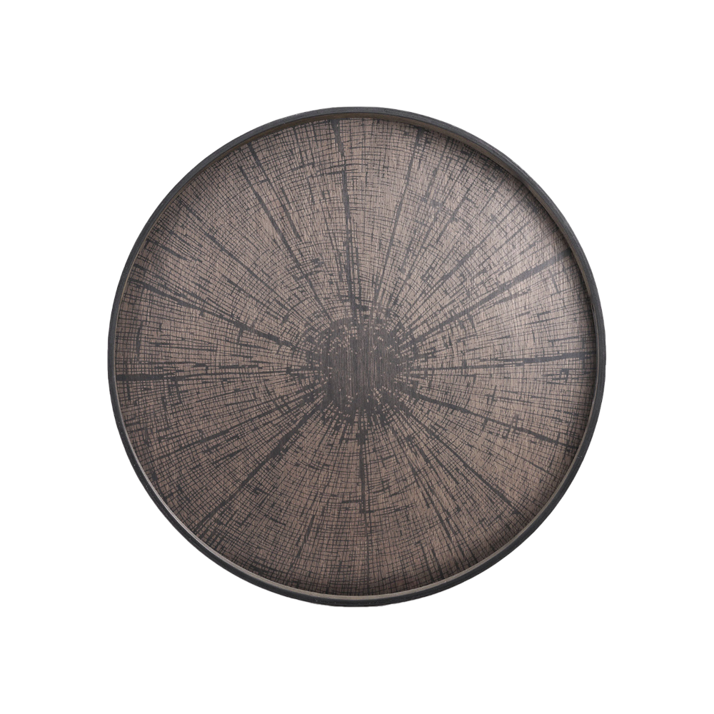 Bandeja Tronco de Árbol Oscuro - Kokoa Home