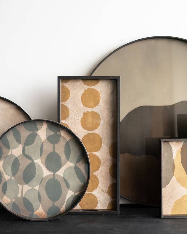Bandeja Dots Conectados, Circular - Kokoa Home