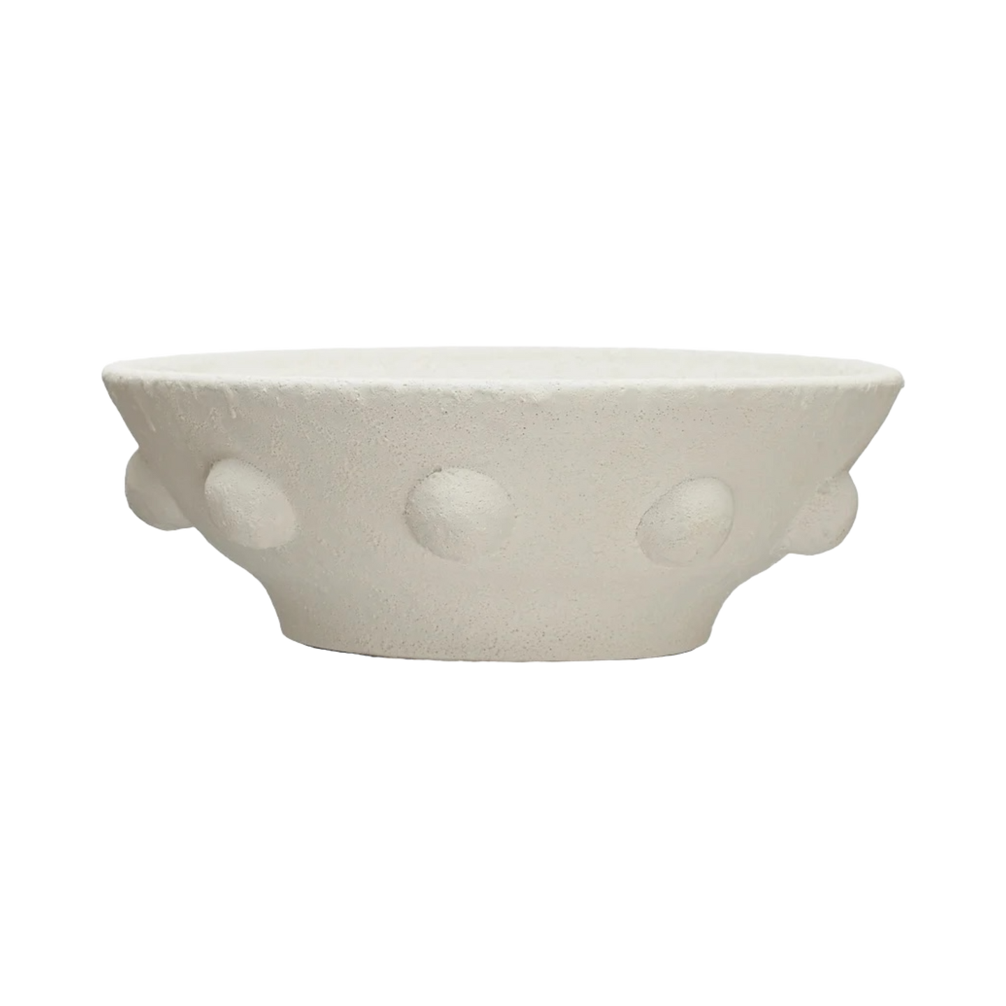 Bowl Blanco con Incrustaciones - Kokoa Home
