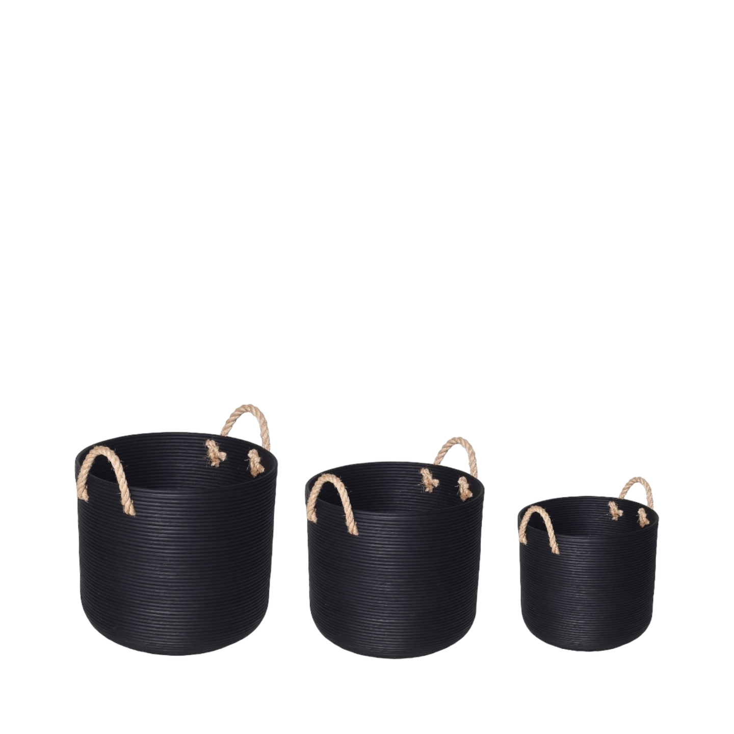 Cesto Bombay Negro - Kokoa Home