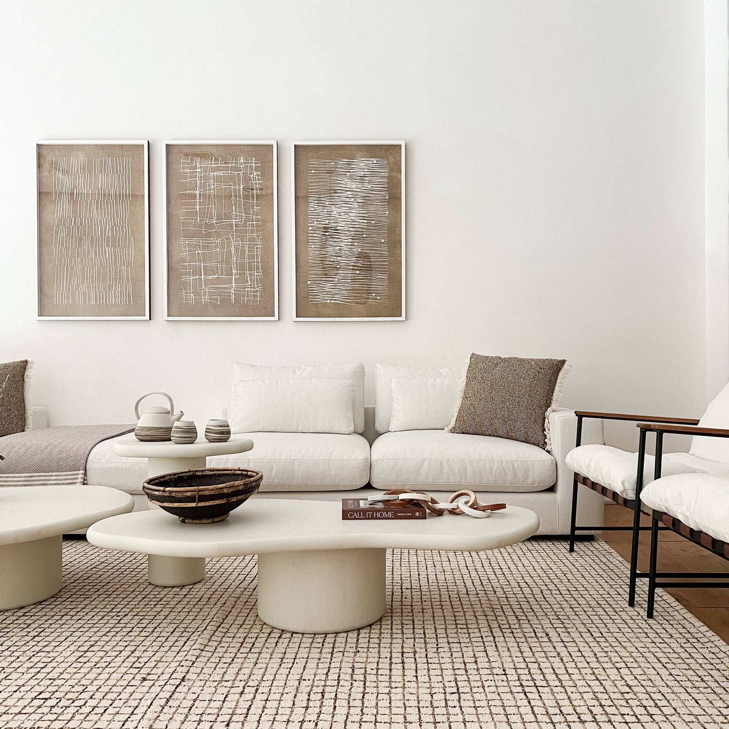 Cuadro Textura en Vertical - Kokoa Home