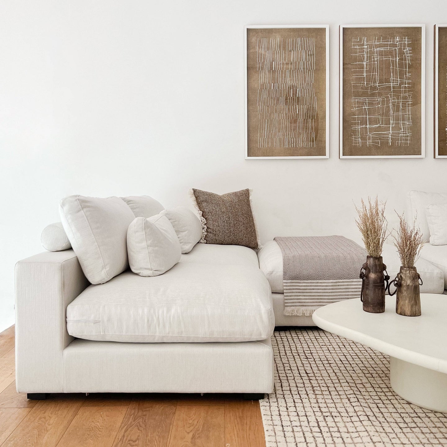 Cuadro Textura en Vertical - Kokoa Home