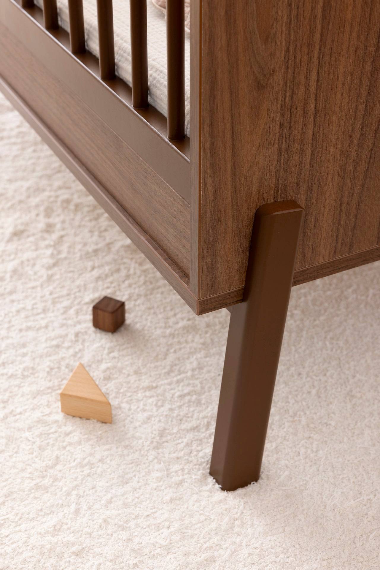 Cuna Ashi, Castaño 3 en 1 - Kokoa Home