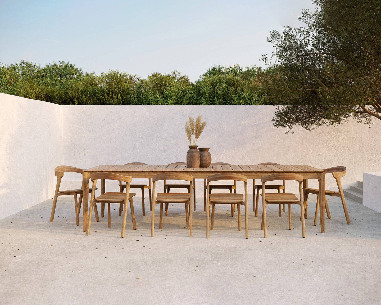 Mesa de Comedor Namur Natural, Outdoor - Kokoa Home