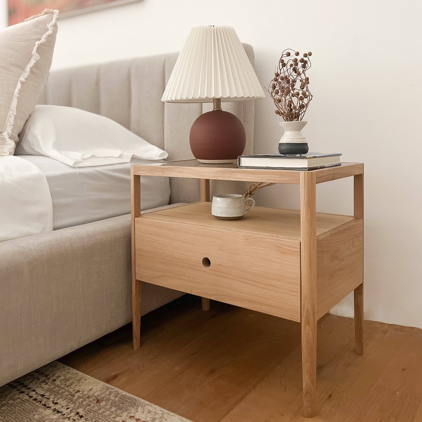 Mesa de Noche Linz, Natural - Kokoa Home