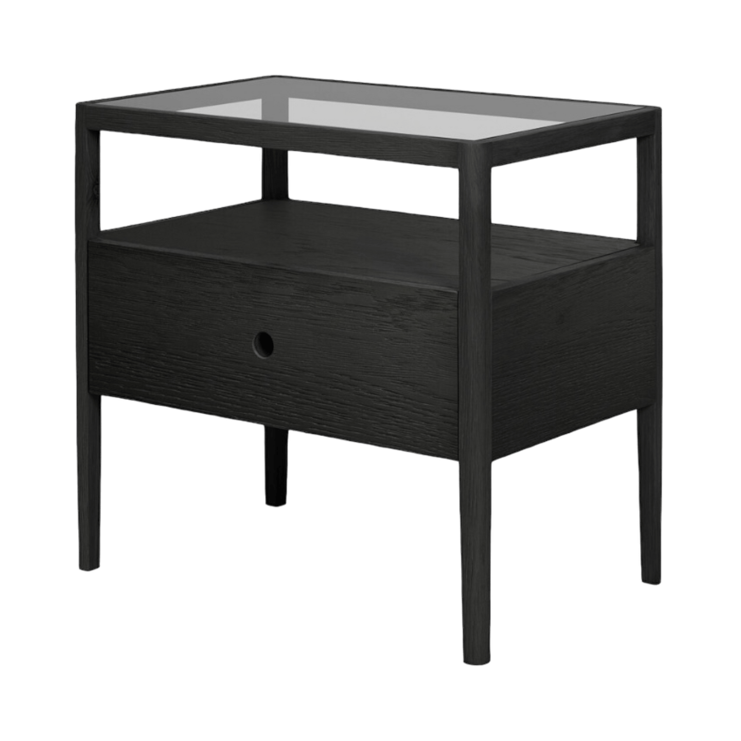 Mesa de Noche Linz, Negra - Kokoa Home