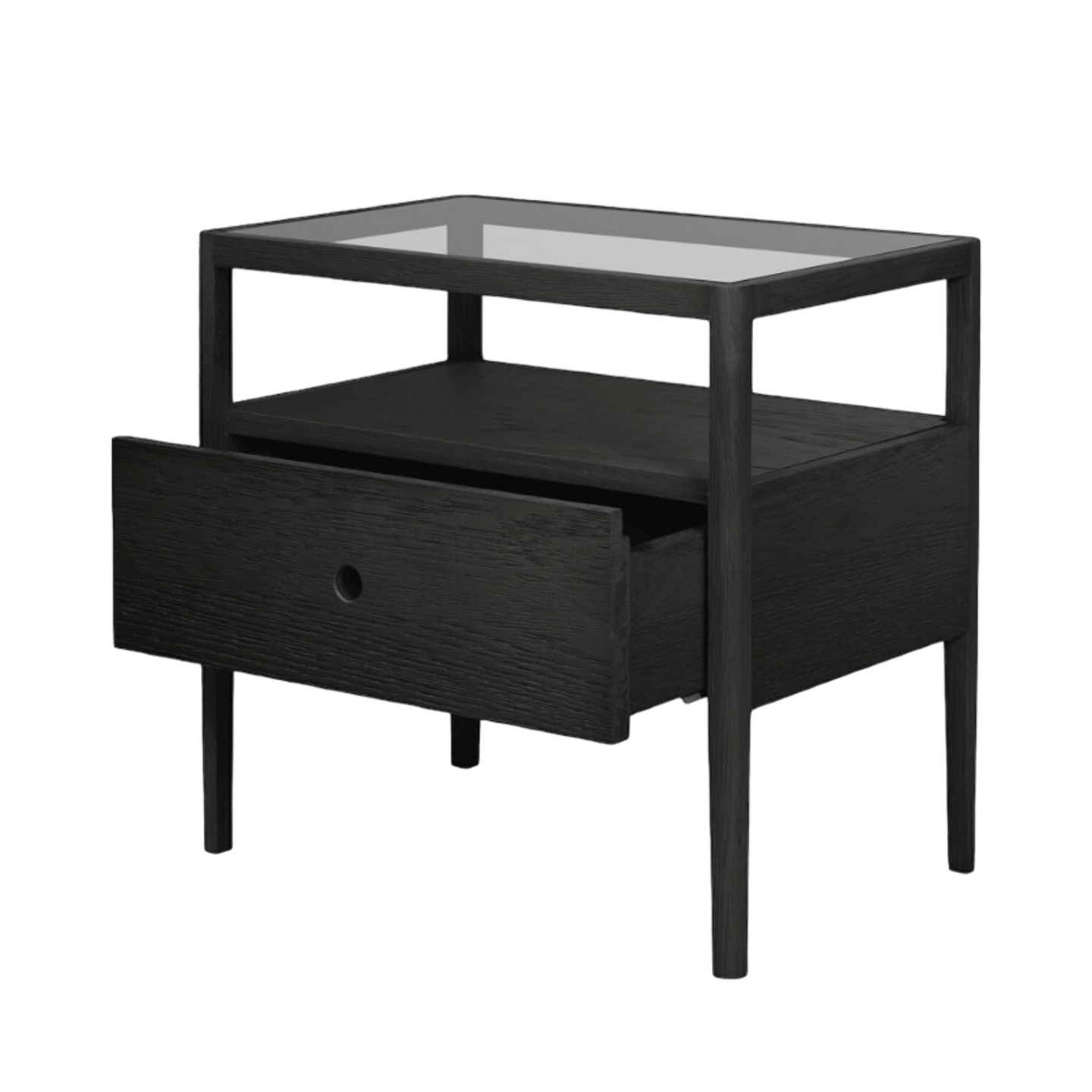 Mesa de Noche Linz, Negra - Kokoa Home