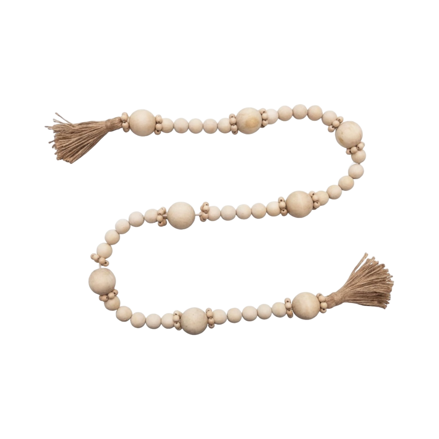 Cordón Decorativo con Borlas y Yute - Kokoa Home