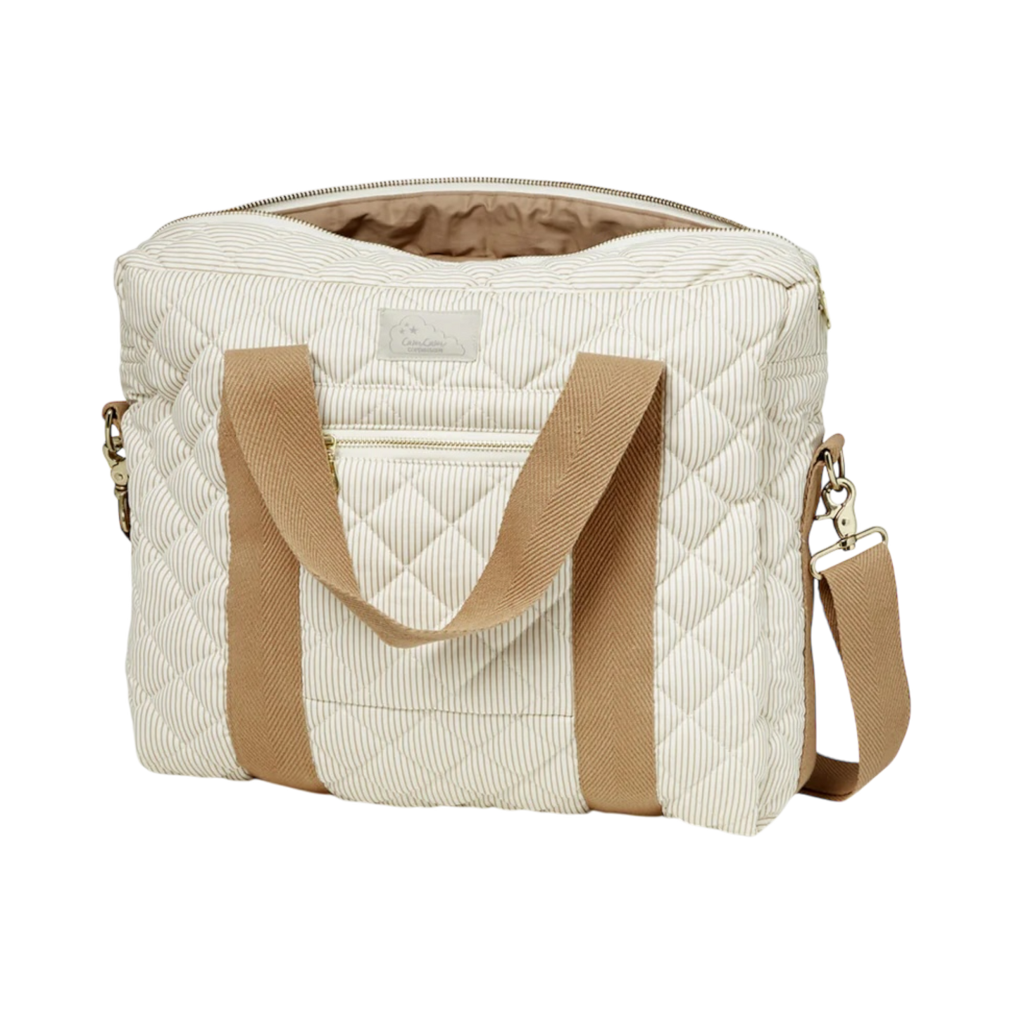 Pañalera, Rayas Camel - Kokoa Home