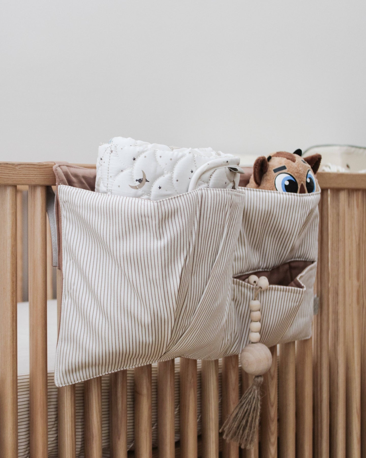 Organizador para Cuna, Rayas Azul - Kokoa Home