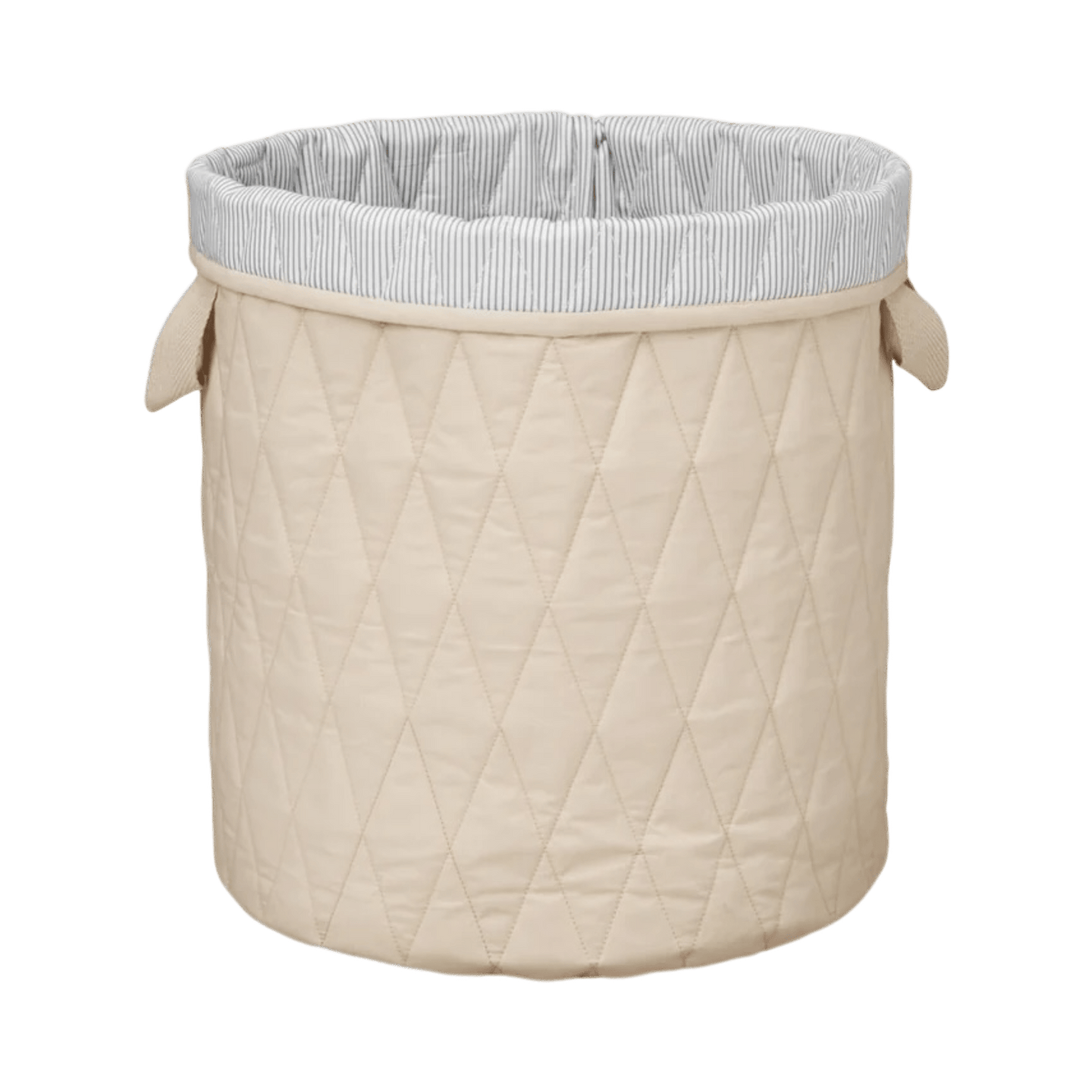 Cesto de Algodón, Rayas Azul - Kokoa Home