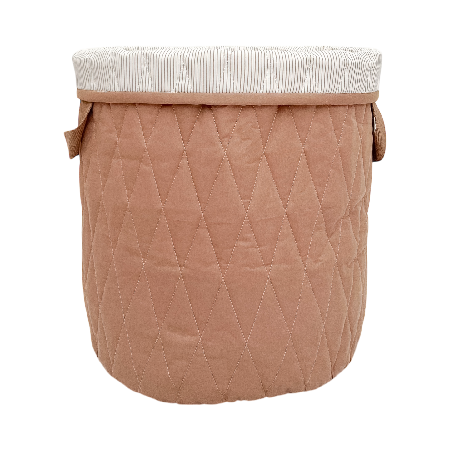 Cesto de Algodón, Rayas Camel - Kokoa Home