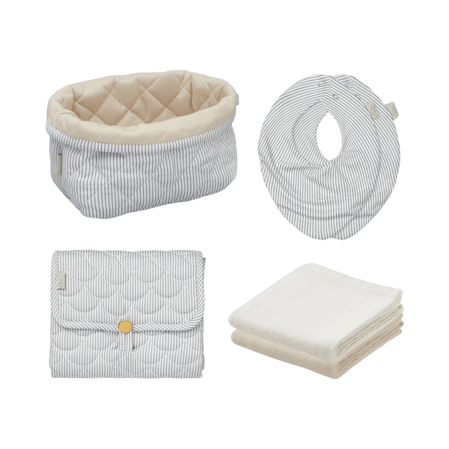 Kit de Cuidado, Rayas Azul - Kokoa Home