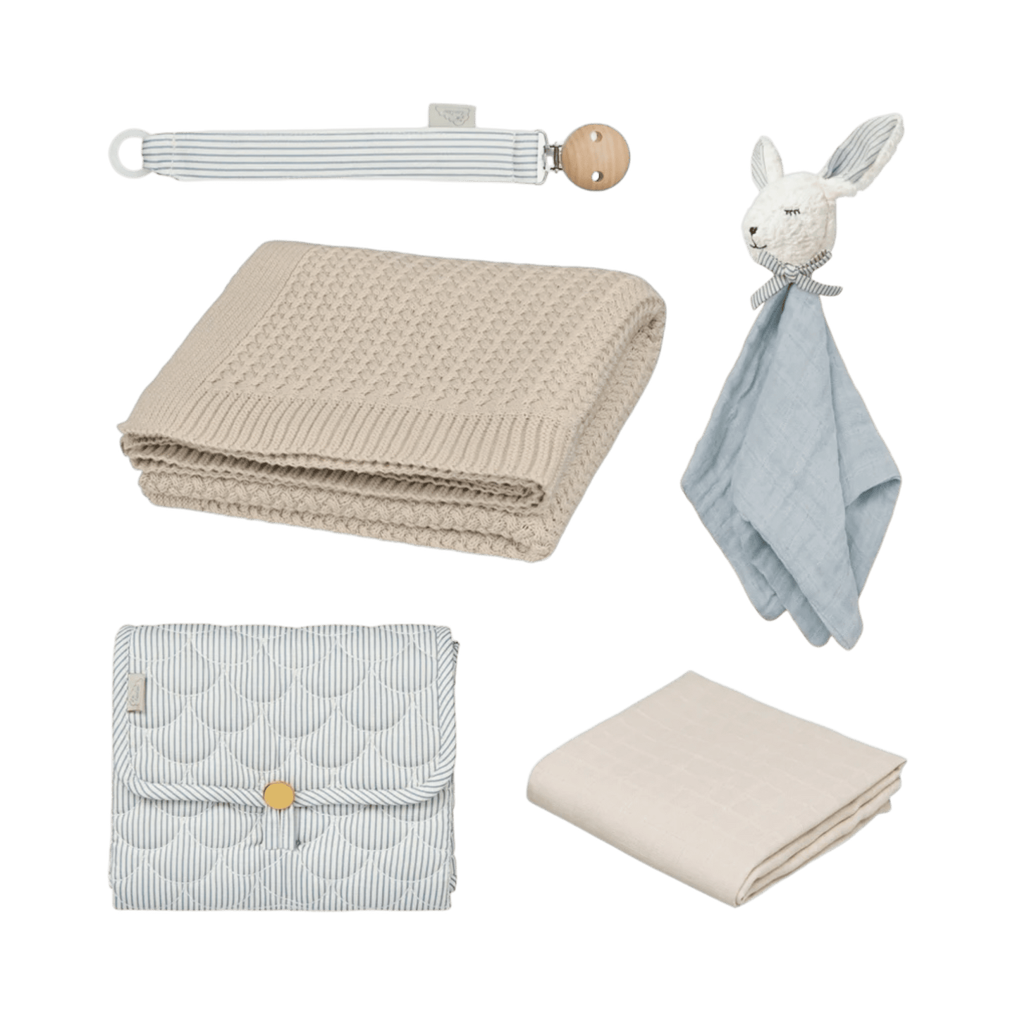 Caja de Regalo, Rayas Azul - Kokoa Home