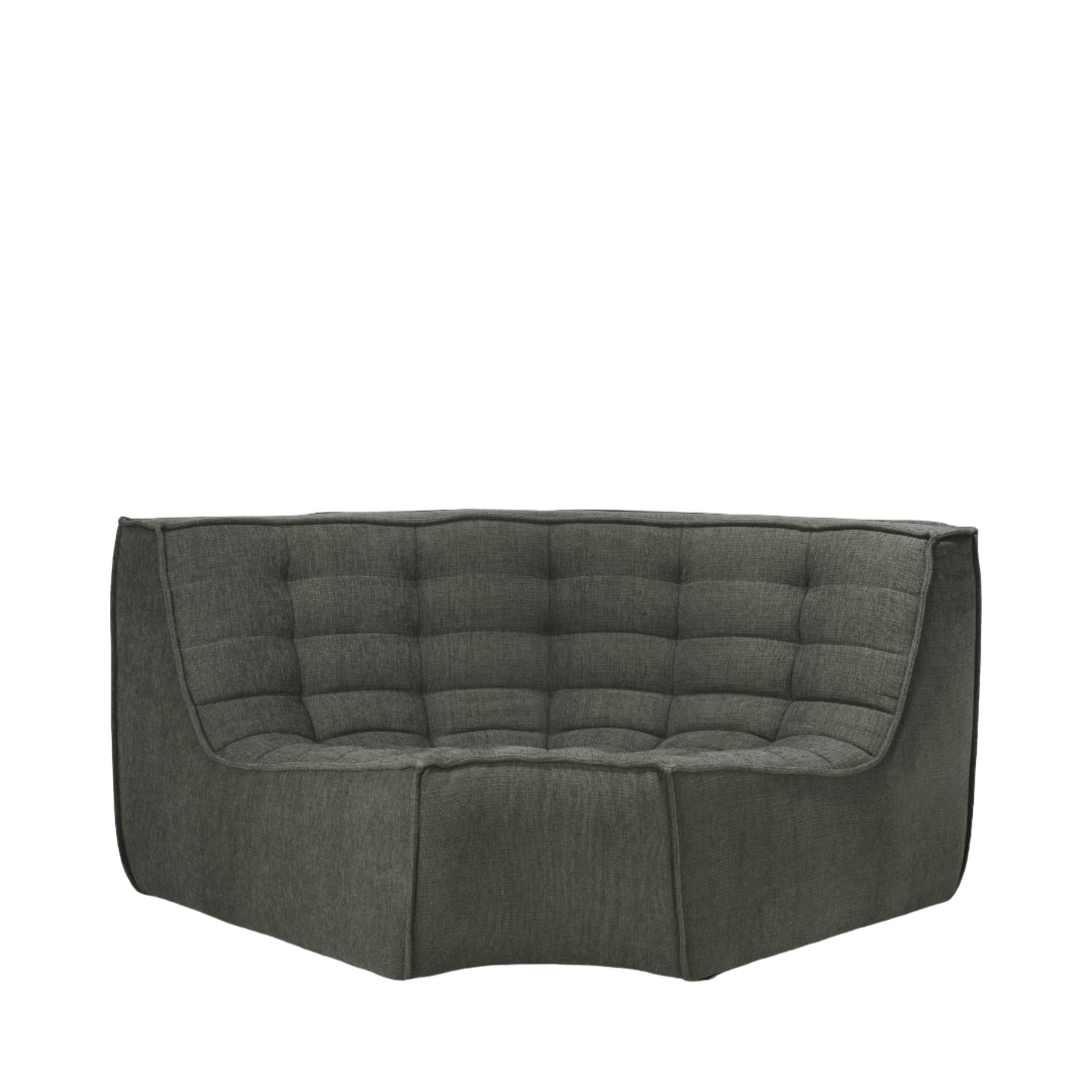 Sofá Kobe, 90° angular redondo - Kokoa Home