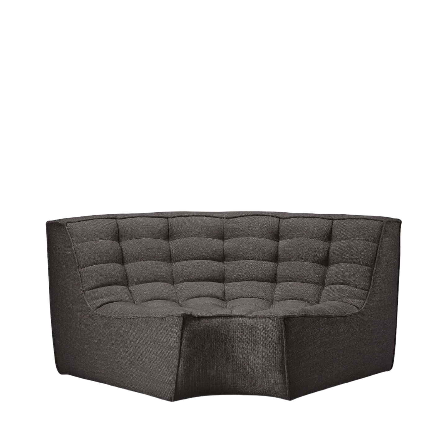 Sofá Kobe, 90° angular redondo - Kokoa Home