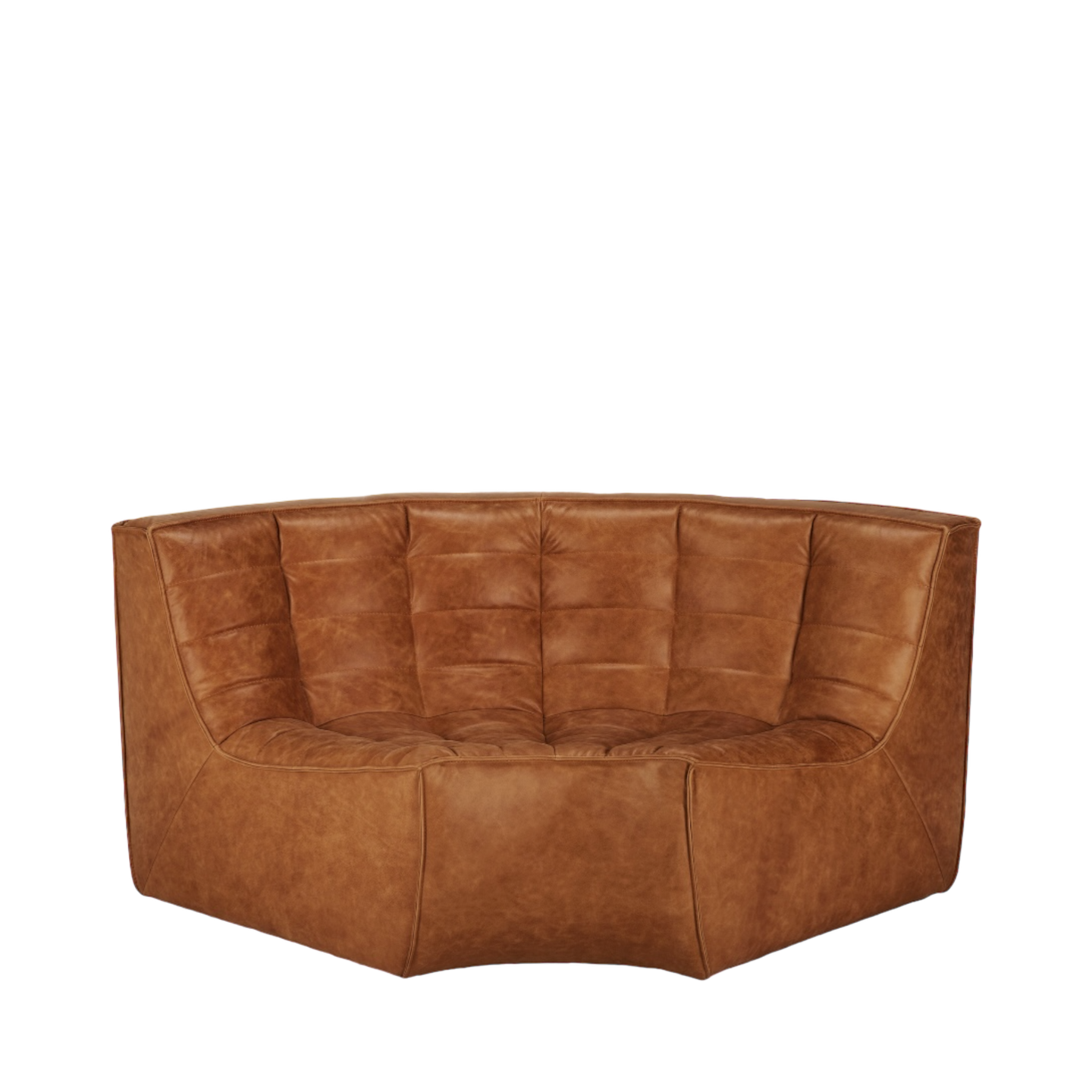 Sofá Kobe, 90° angular redondo - Kokoa Home