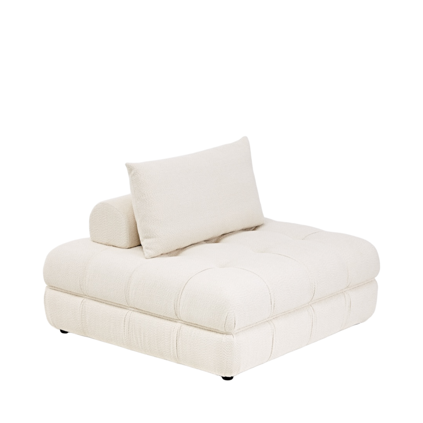 Sofá Magome, Blanco Bouclé - Kokoa Home