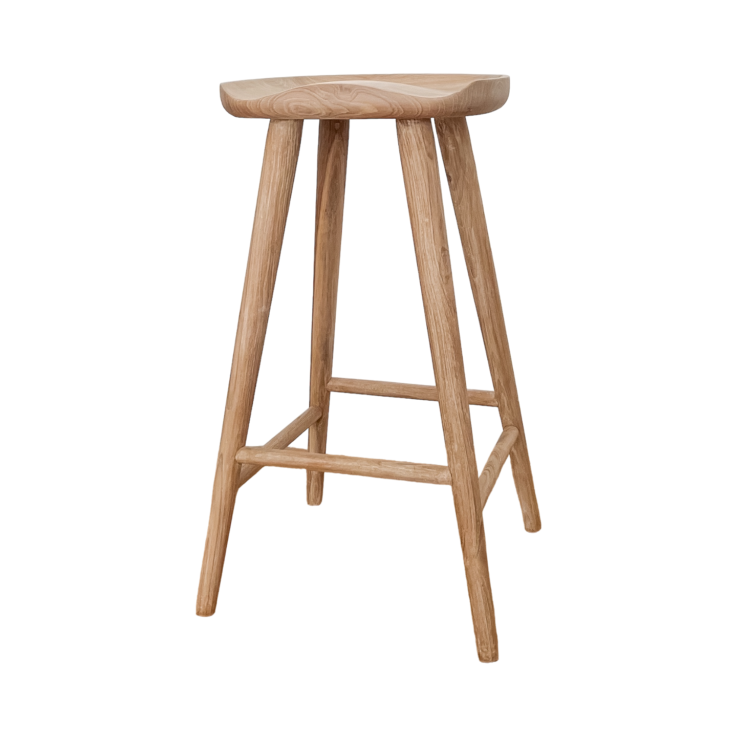 Taburete de Bar Bogotá, Natural - Kokoa Home