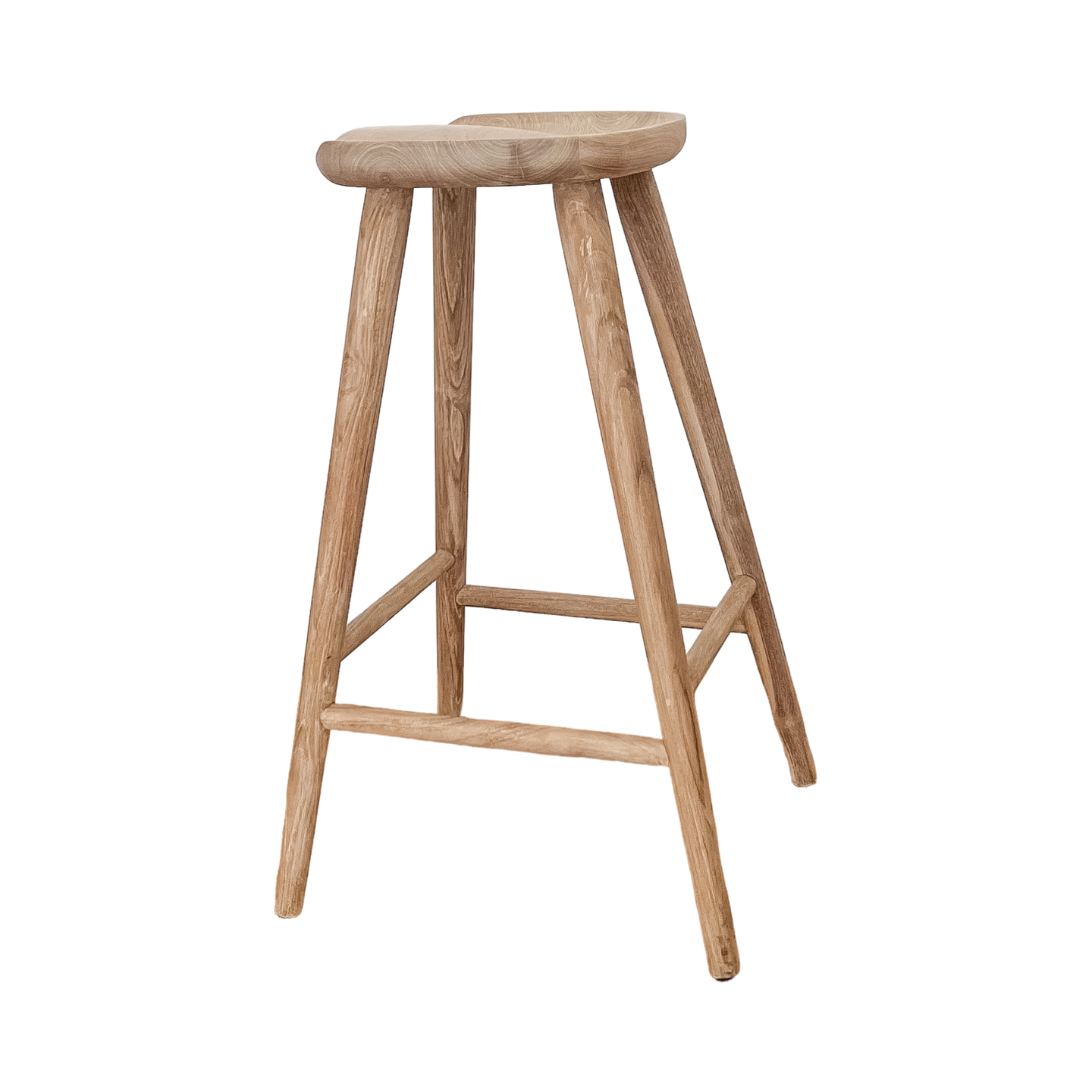 Taburete de Bar Bogotá, Natural - Kokoa Home