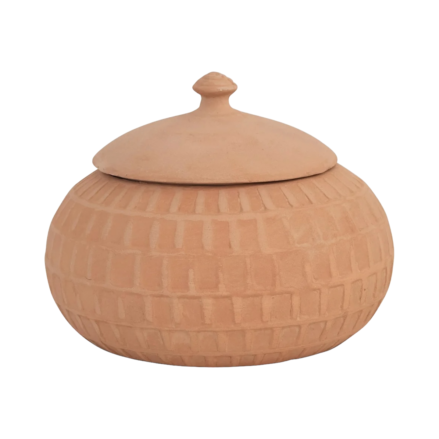 Vaso Terracota con Tapa - Kokoa Home