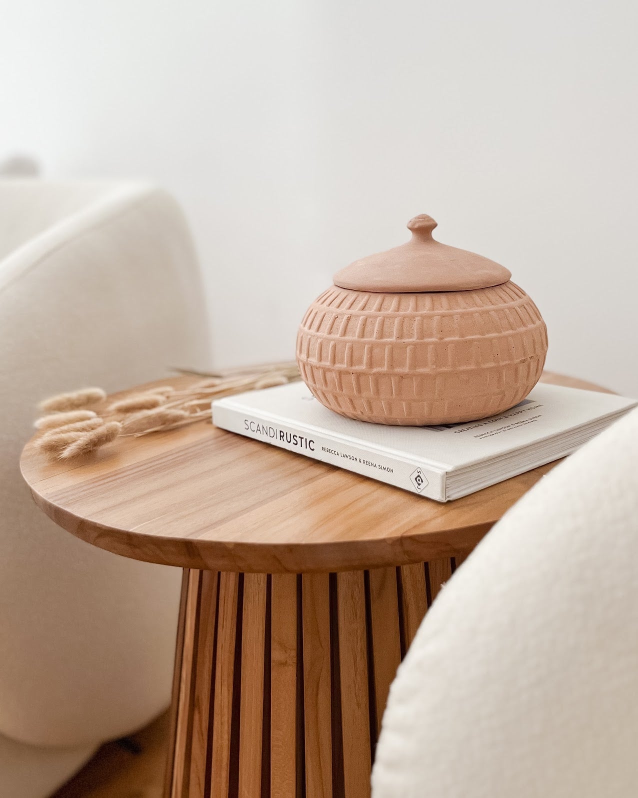 Vaso Terracota con Tapa - Kokoa Home